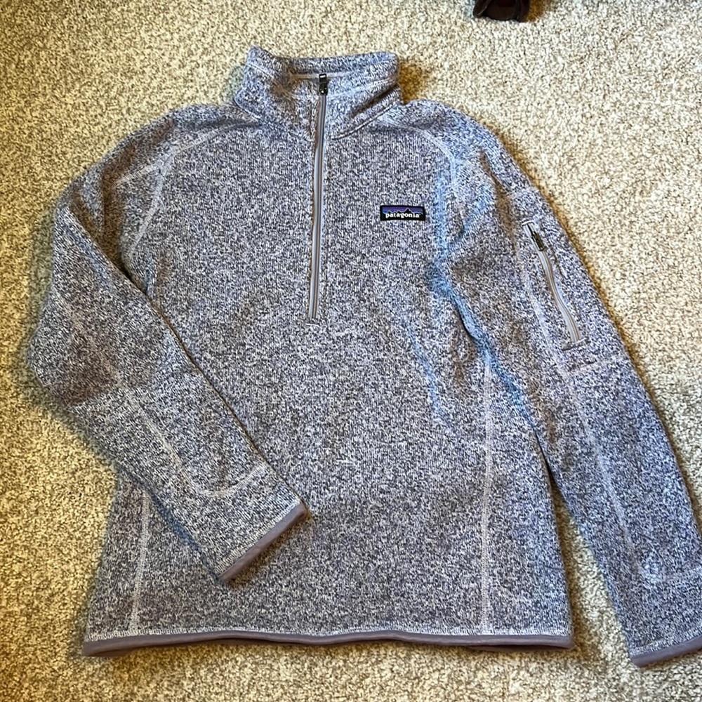 Patagonia lilac 1/4 women zip